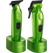 COCCO Hyper Veloce Pro Green Clipper + Trimmer Combo Digital Gap (Brand New)