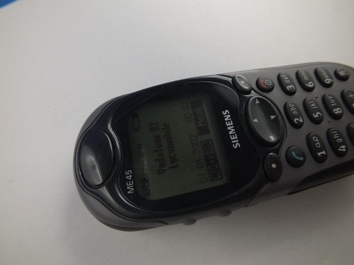 Siemens ME 45 pepple grey Movie Star Handy Kult Phone Telefon Rarität Unlocked - Bild 2 von 15