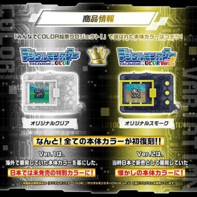 Bandai Digital Monster COLOR Original Clear Ver. 1 Digimon 25th