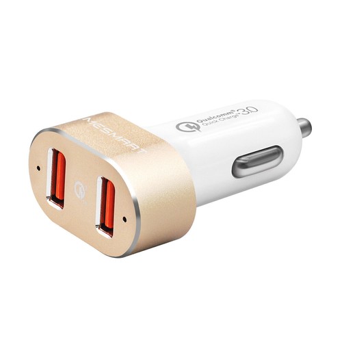 USB C Car Charger QC3.0 Fast Charging Phone Charger Dual Port For iPhone Samsung - Picture 10 of 30