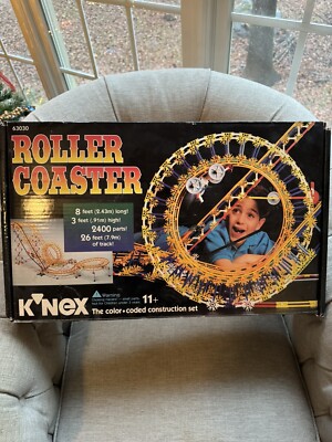 K'NEX Roller Coaster Open Box Model Number 63030 Vintage 1995