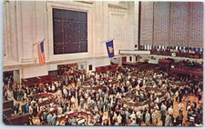 Postcard New York Stock Exchange The Nation's Market Place NYC New York USA