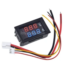 DC 100V 10A Voltmeter Ammeter Blue + Red LED Amp Dual Digital Volt Meter New