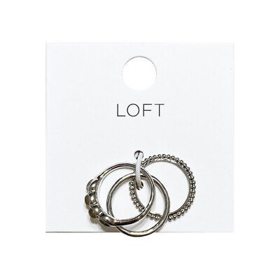 LOFT Stacking Ring Trio Size 6.75