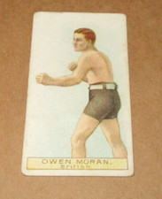 1911 Boxing W.D & H.O Wills Green Star & Circle BOXER OWEN MORAN