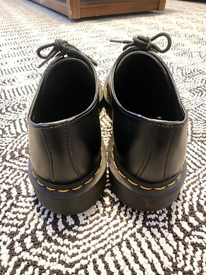 Dr. Martens Black Leather Oxford Dress Shoes 21084 Men display picture 2