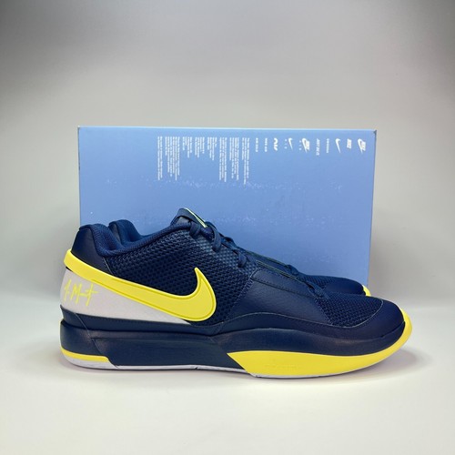 Nike JA 1 Midnight Navy Orange Athletic Shoes Sneaker FQ4796-402 Men's Size 12