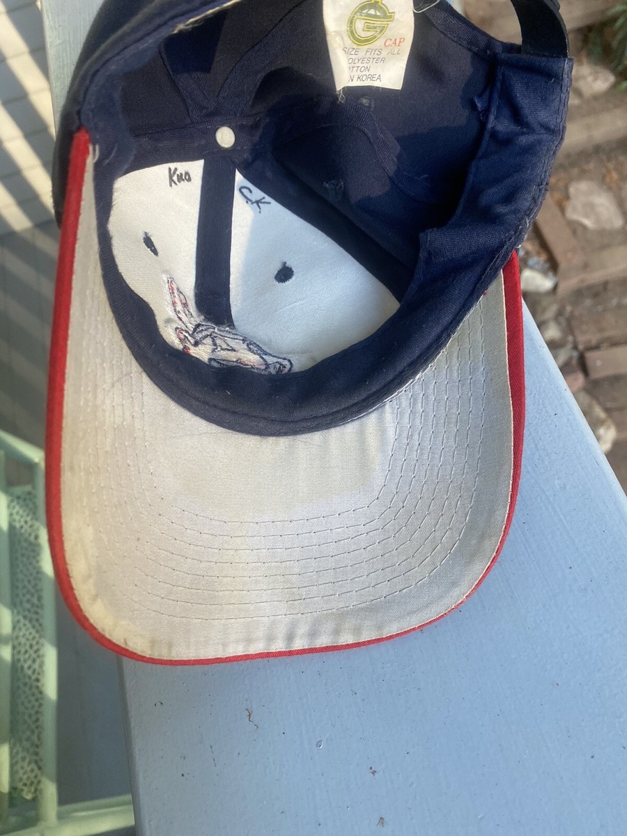 Vintage Cleveland Indians 90s Logo ANNCO 100% Wool Snapback