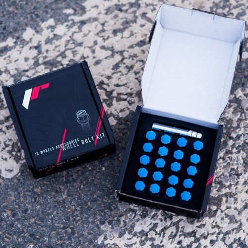 Kit 20 Bulloni Japan Racing JB1 14x1,25 Blue + chiave - Foto 2 di 2