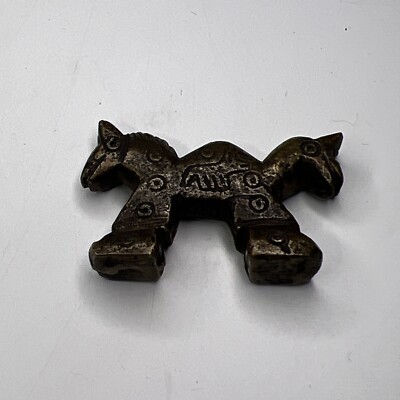 Antikes Rom Amulett Medaillon zweiköpfiges Pferd