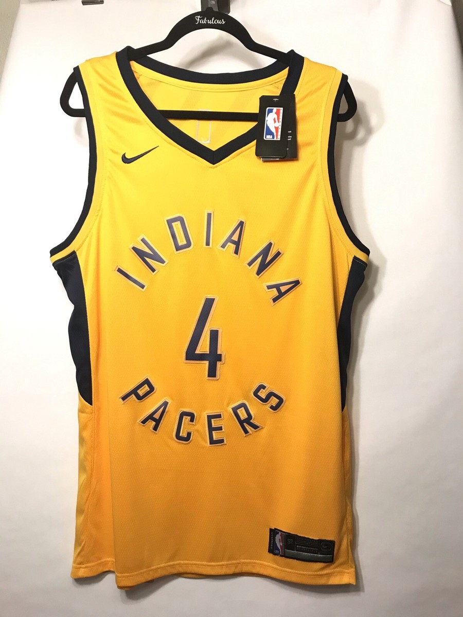 Men's Indiana Pacers Victor Oladipo #4 Nike Navy Swingman Jersey - Icon  Edition