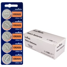 800 x Murata CR2025 Batteries 3v Lithium Coin Battery Wholesale Lot FRESH Pack