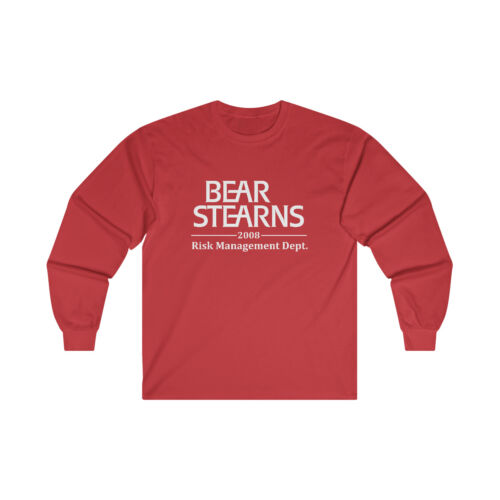 Langarm-T-Shirt Bear Stearns 2008 Risikomanagementabteilung Rundhalsausschnitt - Bild 15 von 15