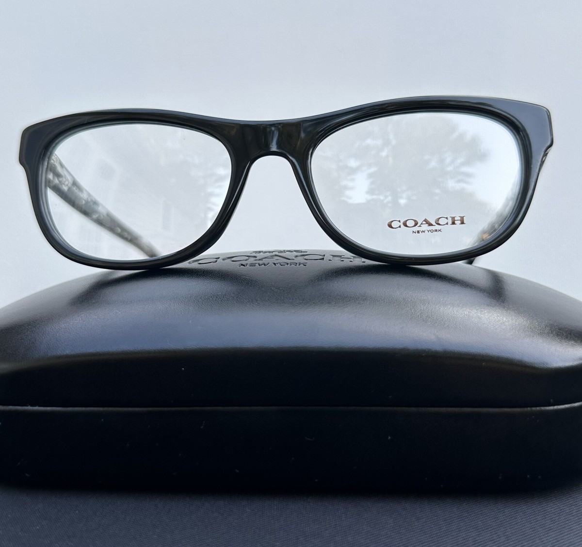 Coach Black Women\'s Optical Glasses with Logo Case Women main image 4