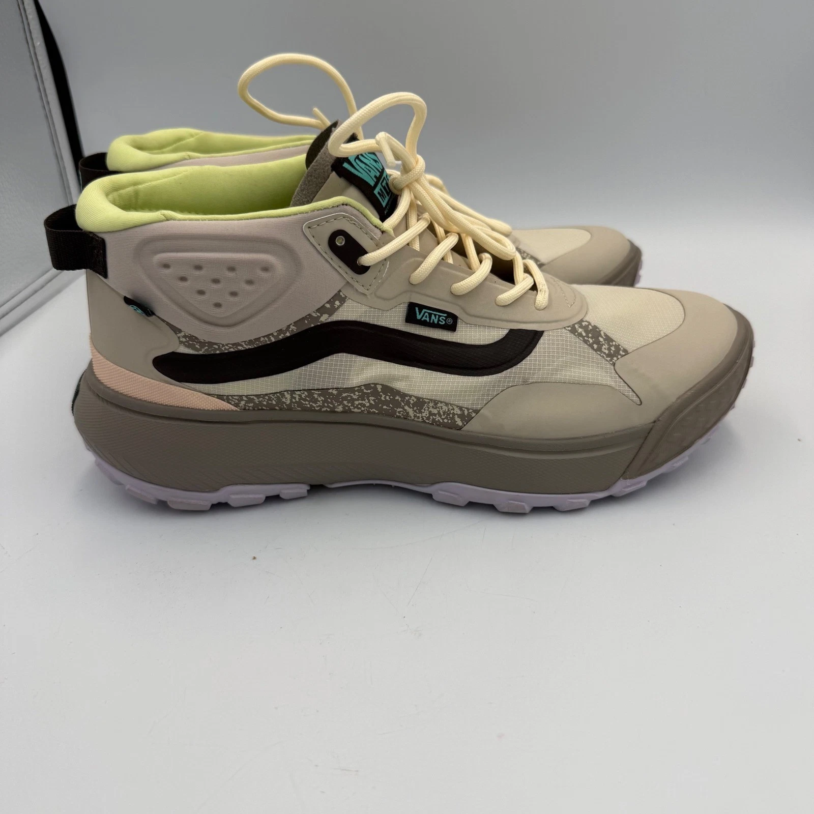 Vans UltraRange EXO Hi MTE-1 Tan Beige Green Hiking Sneakers Womens 11 Mens 9.5