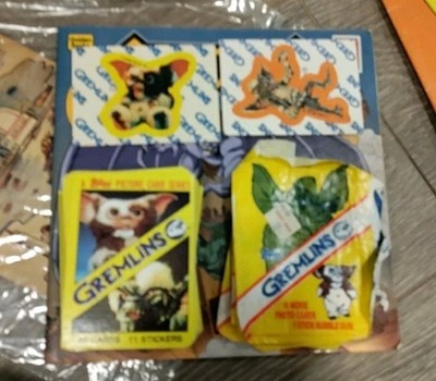 1984 Topps Gremlins Trading Cards Wax PACK From Box, 70 Cards Two Stickers
