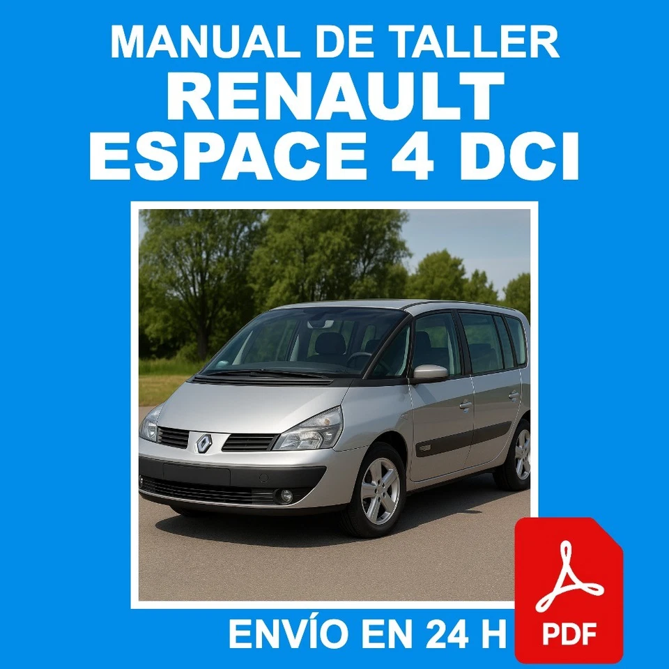 Manual de Taller Renault Espace 4 DCI 2002 Reparacion CD PDF ES - Imagen 1 de 1