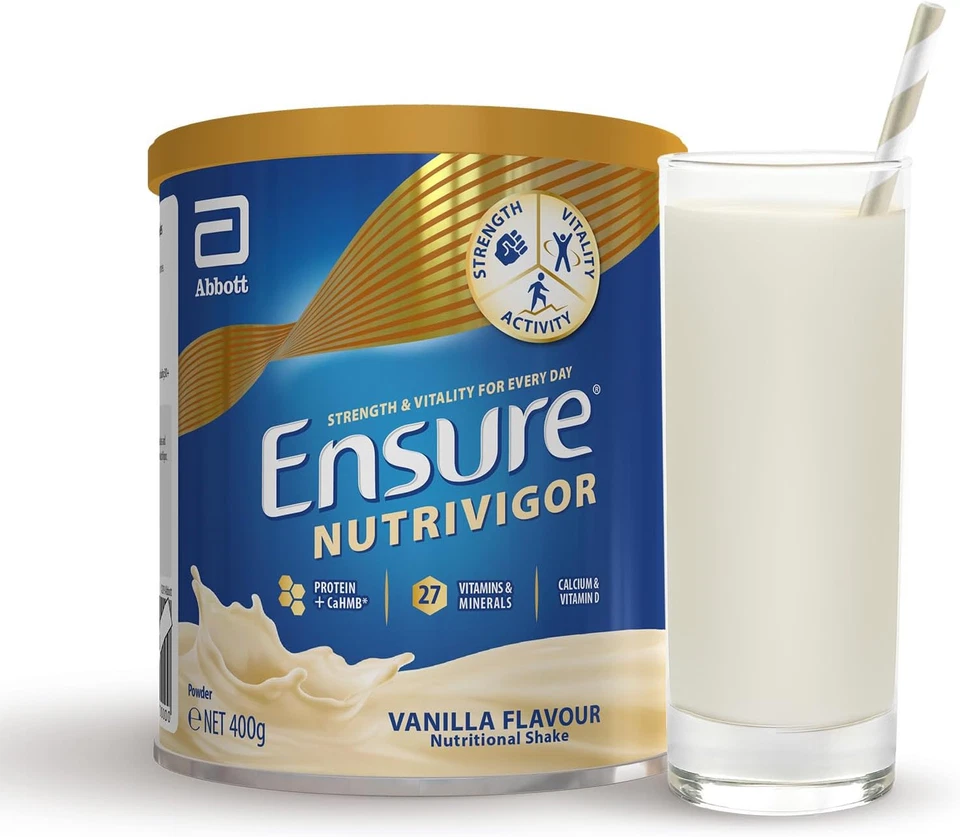 ‎ENSURE NUTRIVIGOR Ensure NutriVigor Nutritional Shake | 400g | Vanilla Flavour |Support Strength,