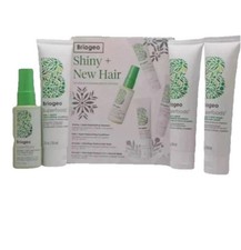 Briogeo NIB Shiny  New Hair Kit MSRP 35/Val 51, Shampoo/Cond/Mask/3 in1 Spray