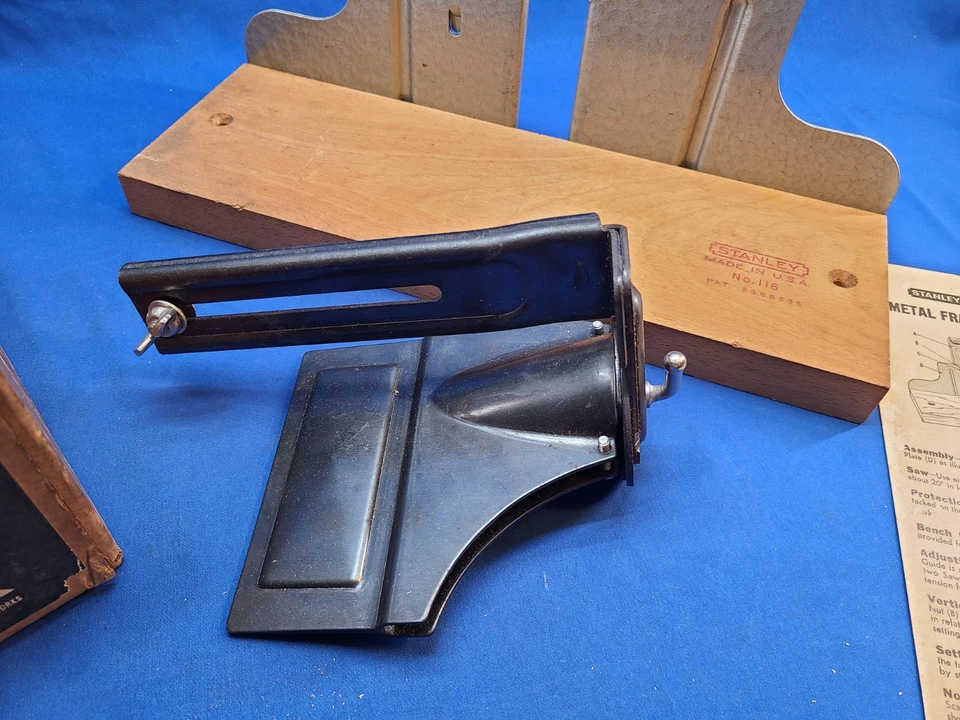 Vintage Stanley No. 116 Mitre Box - In the Box and in Unused EXCELLENT CONDITION - Image 3 of 4