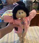 New ListingCabbage Patch Soft Sculpture 1989 toddler Girl Lapis Edition 16 inch READ 💜