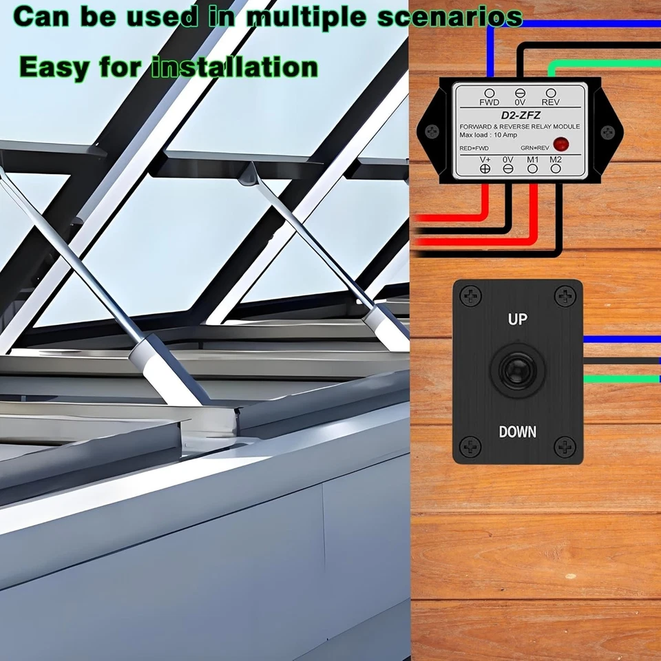 DC12 V Forward/Reverse Relay Module,Linear Actuator Forward/Reverse Relay Module - Image 2 of 4
