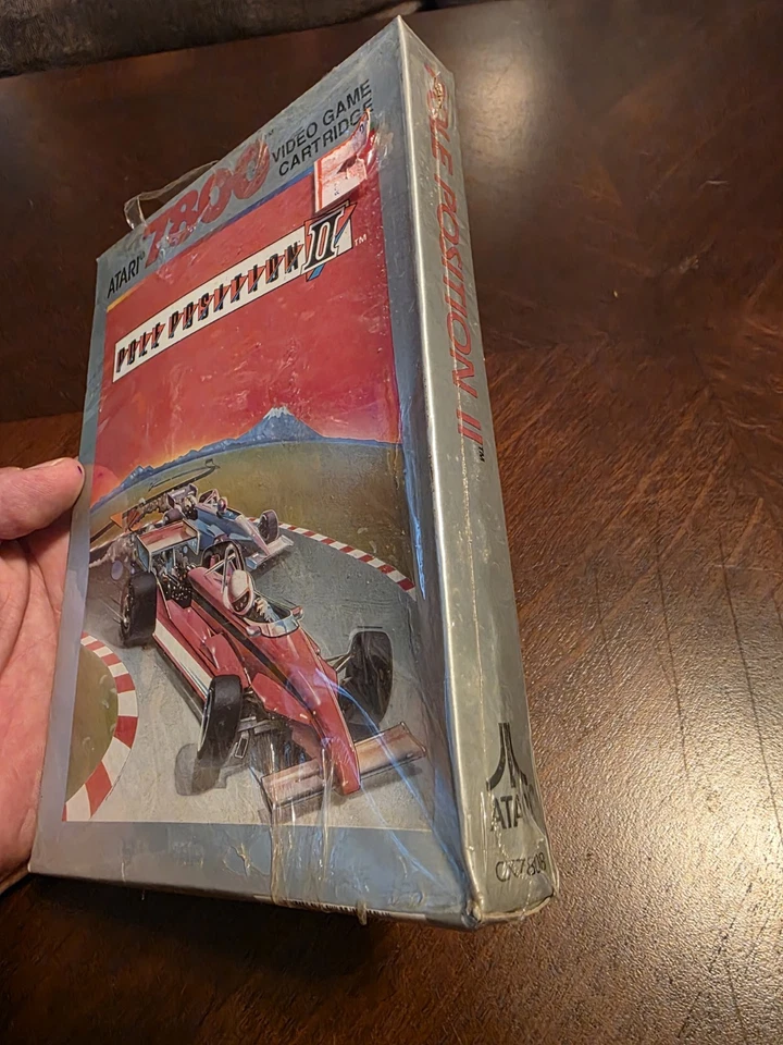 Pole Position II (Atari 7800, 1986) Store Hang Tag Factory Sealed - Image 2 of 4