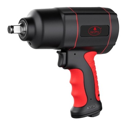 AEROPRO TOOLS 1/2-Inch Air Impact Wrench, Twin Hammer, 1200FT-LBS, Yellow 