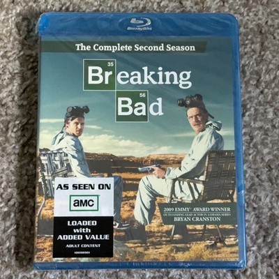 Breaking Bad The Complete Second Season Blu-ray 3-Disc Set 2009 Drama Sealed AMC