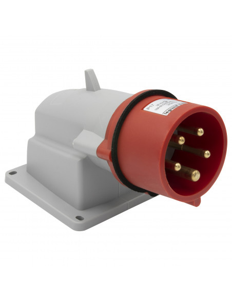 Fiche inclinée saillie P17 Legrand étanche IP44 connexion 16A triphasé 400V