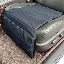 Concealed Tactical Seat Cover Gun with Zipper Pocket for Concealed Carry Pist...