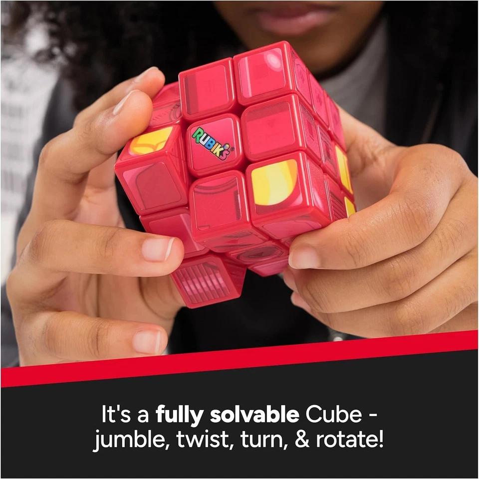 Rubik’s Cube – Iron Man Cuber | Marvel 3x3 Puzzle Toy & Collector Display New - Image 4 of 4