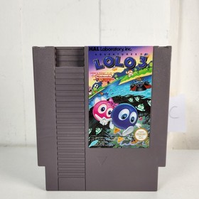 Adventures Of Lolo 3 Nintendo Nes Pal A Ita Cartridge
