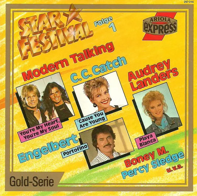 CD C.C. Catch, Boney M, Thompson Twins, a.o. Star Festival Folge 1 Ariola Exp