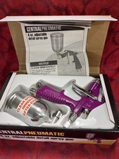 New Central Pneumatic 4oz Adjustable Gravity Feed Dual Action Airbrush -- 8378