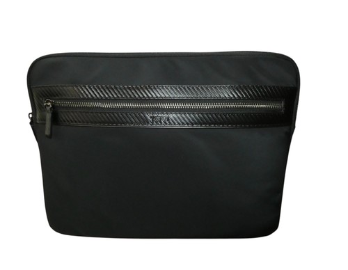 TUMI Kalvin Laptop Crossbody Messenger Unisex Adjustable Bag Black Travel Office