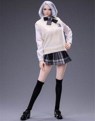 1/6 Female School Uniform Outfit Clothes Set for PHICEN TBLeague 12'' Figure JK
