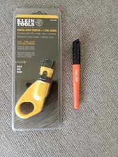 NEW KLEIN TOOLS COAXIAL CABLE STRIPPER- 2 LEVEL, RADIAL VDV110-061 / KLEIN...