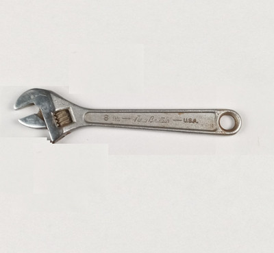 vintage New Britain AW-8  Adjustable Wrench Crescent 8'' Made in USA *SEIZED UP