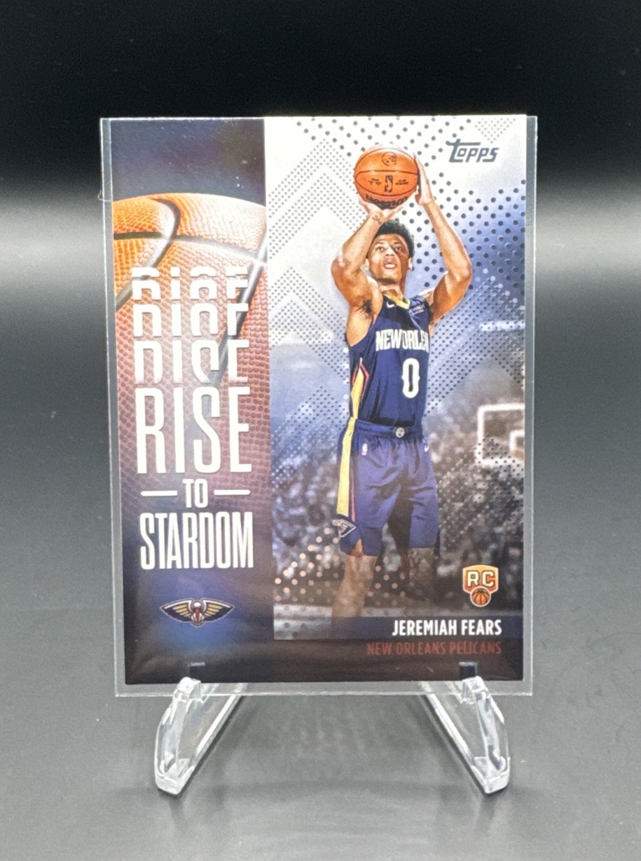 2025-26 Topps Jeremiah Fears Rise to Stardom RC Rainbow Foil #RTS-7 Pelicans