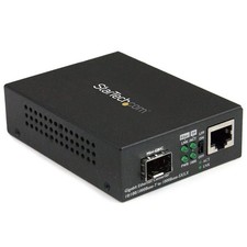 Convertisseur de média fibre optique Gigabit Ethernet avec slot SFP ouvert