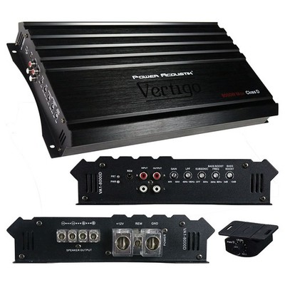 Power Acoustik VA1 8000D 8,000 W Max Class D Monoblock Subwoofer Amplifier   ...