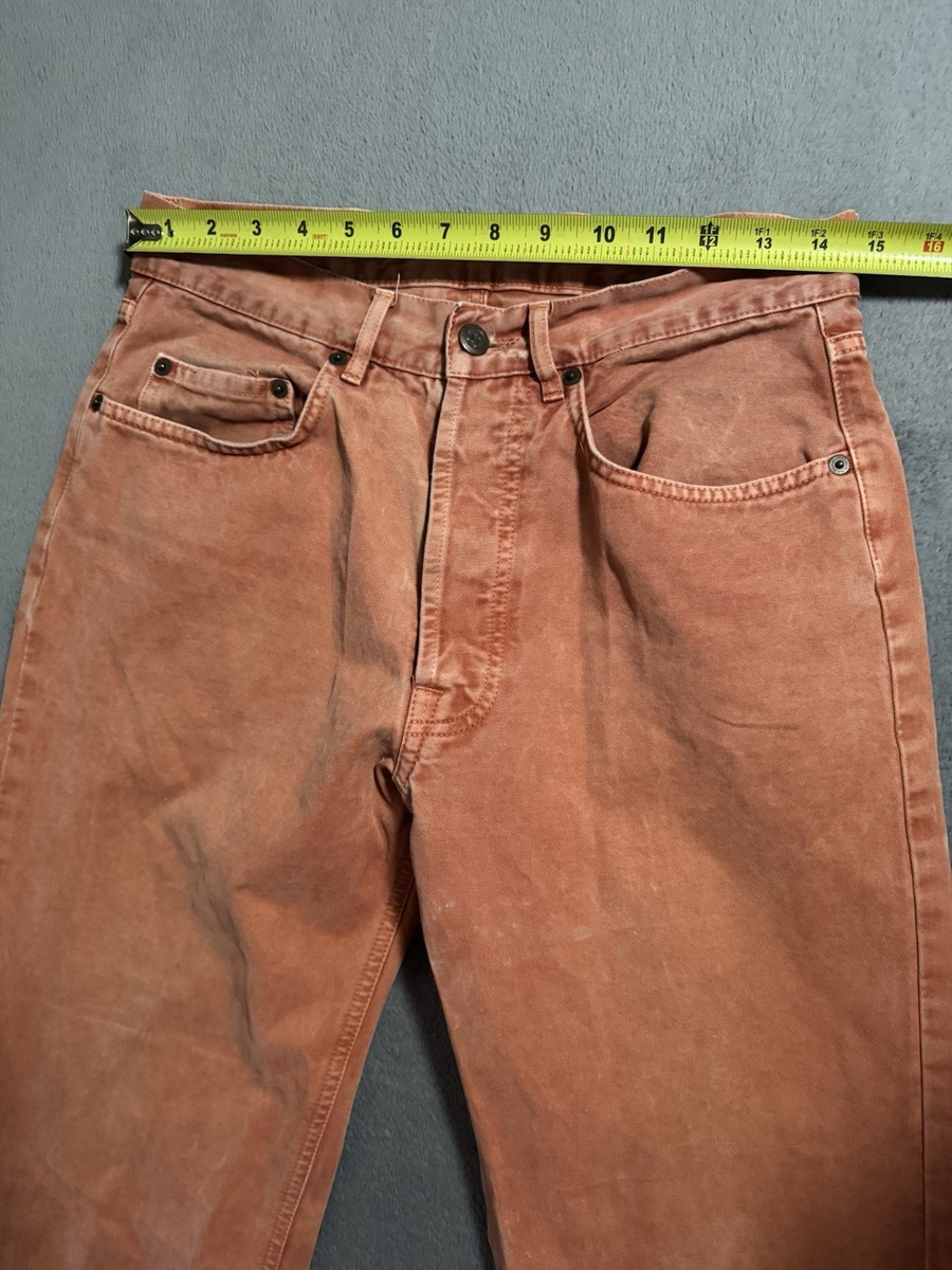 Marlboro Classic Vtg Orange Khaki Pants Jeans Bottoms W32 L32 | eBay