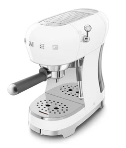 Smeg ECF02 Machine Espresso Italienne – Manuel 15-Bar Cafetière, Blanc, NEW .R8