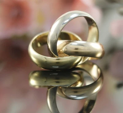 Tricolor Ring in 750er / 18 Karat Gelb Weiß Rotgold Wert 8.400 € XXYY - Bild 1 von 4