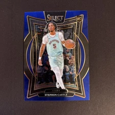 2024-25 Panini Select - Concourse Stephon Castle #72 Blue (RC)
