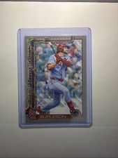 2025 Topps Holiday - Alec Burleson #H64 Holiday Silver Glitter