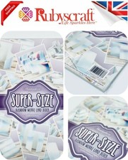 Hunkydory - SUPER SIZE Pack Of 15 sheets A3 RAINBOW Mirri Card Block 220GSM