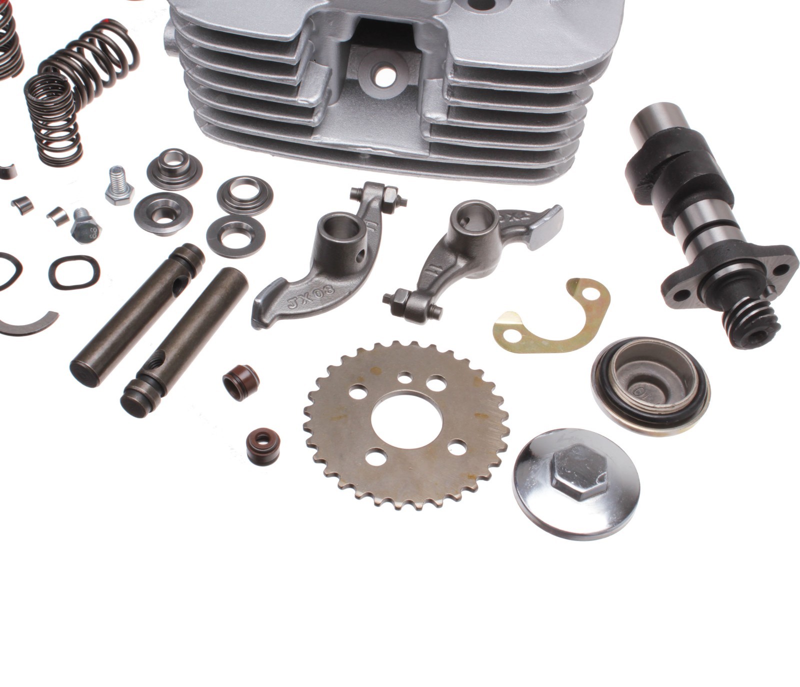 Zylinderkopf Suzuki GN125 GN 125 NF41A Zylinder Cylinder Head Valves Satz Top eBay