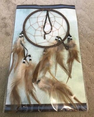 Dream Catcher ~  Wall Hanging Home Decoration - 6'' Radius Circle - 13'' Long #1